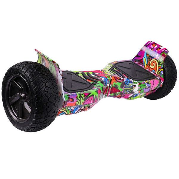 Hoverboard Original 8.5 Offroad com Conexão Bluetooth e LED - Estampa Grafitte Chiclete