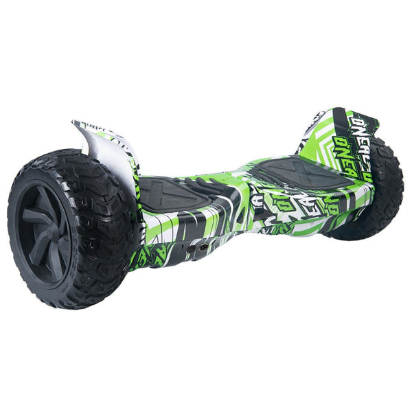 Hoverboard Original 8.5 Offroad com Conexão Bluetooth e LED - Estampa Verde Grafitte