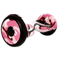 Skate Elétrico Hoverboard 10 Polegadas Smart Balance Wheel com Bluetooth - Rosa Camuflado